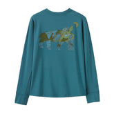 キッズ・ロングスリーブ・キャプリーン・シルクウェイト・Tシャツ